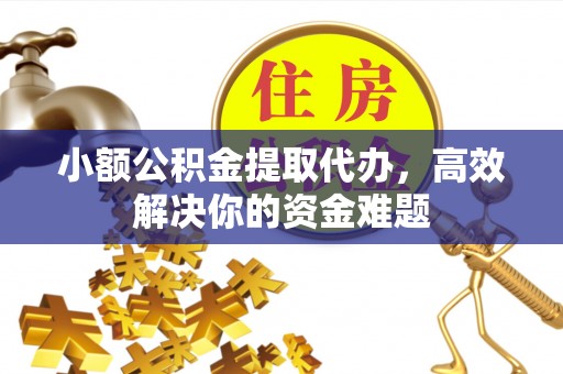 越城小额公积金提取代办，高效解决你的资金难题