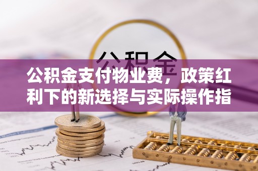 越城公积金支付物业费，政策红利下的新选择与实际操作指南