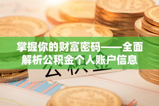 越城掌握你的财富密码——全面解析公积金个人账户信息
