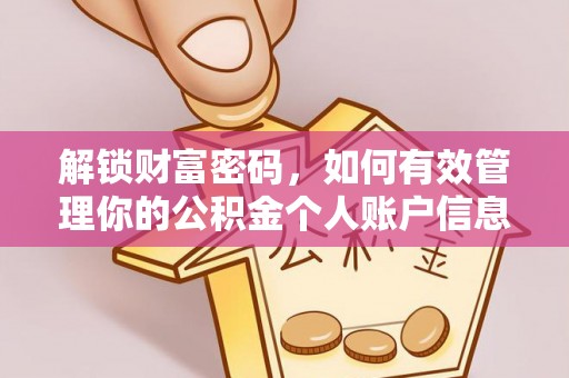 越城解锁财富密码，如何有效管理你的公积金个人账户信息